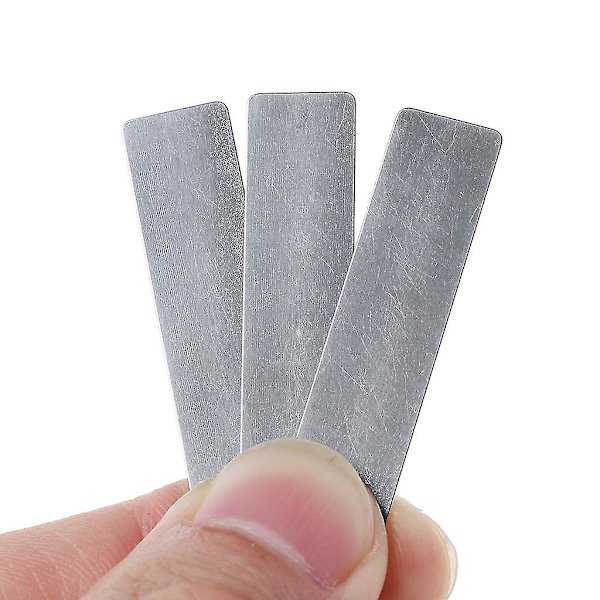10 stk Stempel Luftkompressor Ventilplade Sæt Rustfrit Stål Plade Rustfri[HkkK] 10*46mm