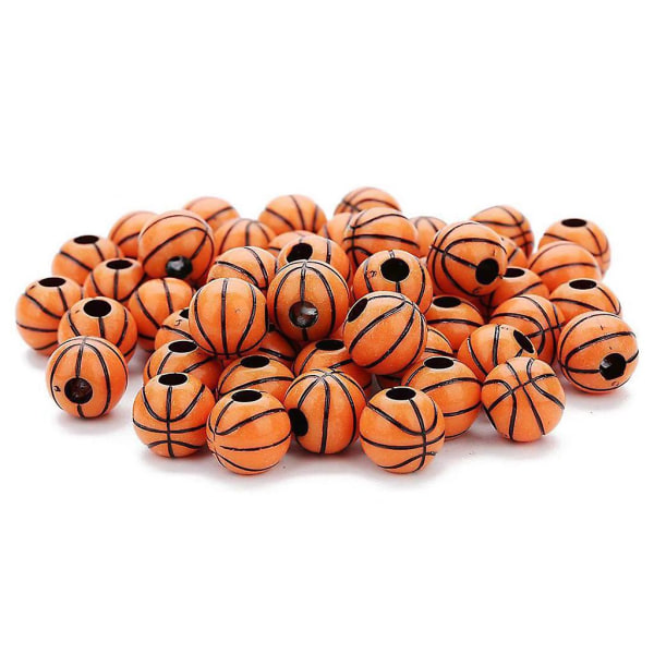 Basketball fodbold perler gør det selv gør sport smykker armbånd halskæde forsyninger