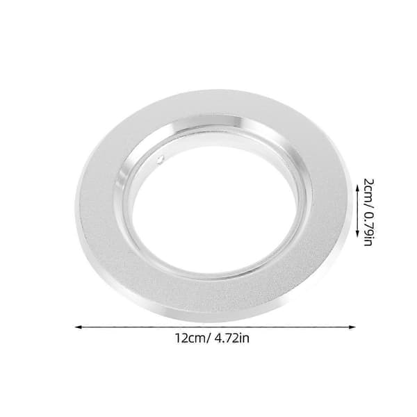 Papegoj Häckningslåda Tillbehör Anti-Bite Ring för Fågelbur Silverfärg[HK]