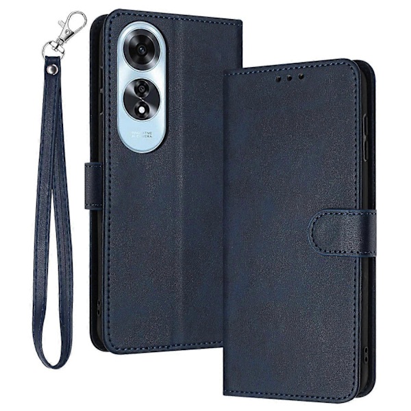 For Oppo A60 4G Mobiltelefonveske PU Lær Lommebok Stativ Flip Telefondeksel[HK] Style C Multicolor
