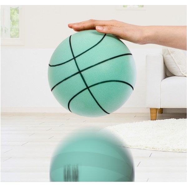 Silent basketball, børns lydløse indendørs skydetræningselastik stor svampebold fritidslegetøj