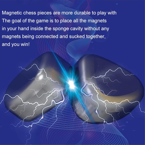 Magnetisk sjakkspill – Flerspillerstrategibrettspill (strengbase)[HK] String Base