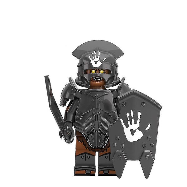 8 stk./sæt The Lord Of The Rings-serien Minifigurer Byggesæt, Kriger Mini Actionfigurer T[HK]