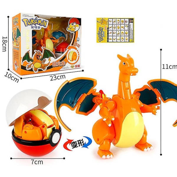 Mewtwo Leksaksset Pikachu Charmander Lunala Scroll Actionfigur Barnleksaker V[HK] Frog flower Without box