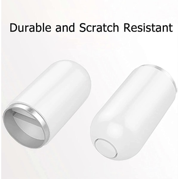 Ersättningsmagnetlock för Apple Pencil 1:a generationen iPencil Ersättningsmagnetlock för Aapple Pencil-lock (2 stycken, vit) (HK)