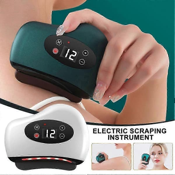 Smart elektrisk lindrande trötthet fysioterapi skrapterapi kropp och koppning[HK] white