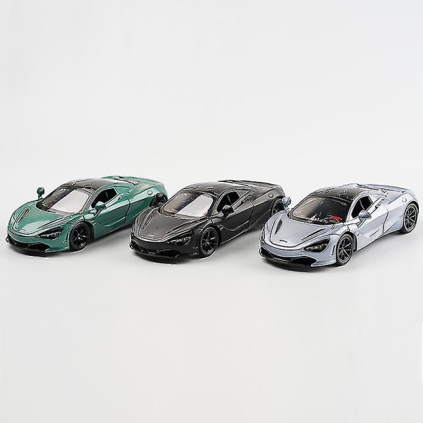 1:32 Mclaren 720s Spider Bilmodell Legering Sportbil Limited Edition Metall Bilmodell Samling Leksaksbil Barnens Födelsedagspresent-xh[HK] Black