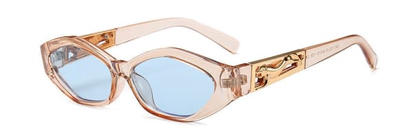 Retro Cat Eye Solglasögon för Kvinnor - Plastbåge