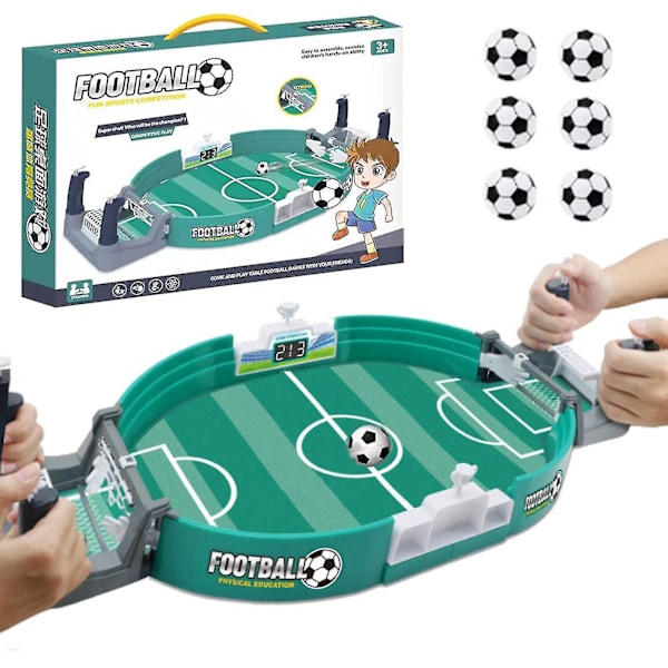 Interaktivt bordfodboldspil, mini bordfodboldspil, bordfodboldspil legetøj[HK] Medium