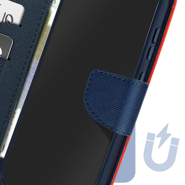 Fodral för Galaxy S24 Plus / S25 Plus Clapet Plånboksfodral Videoställ[HK] Blue