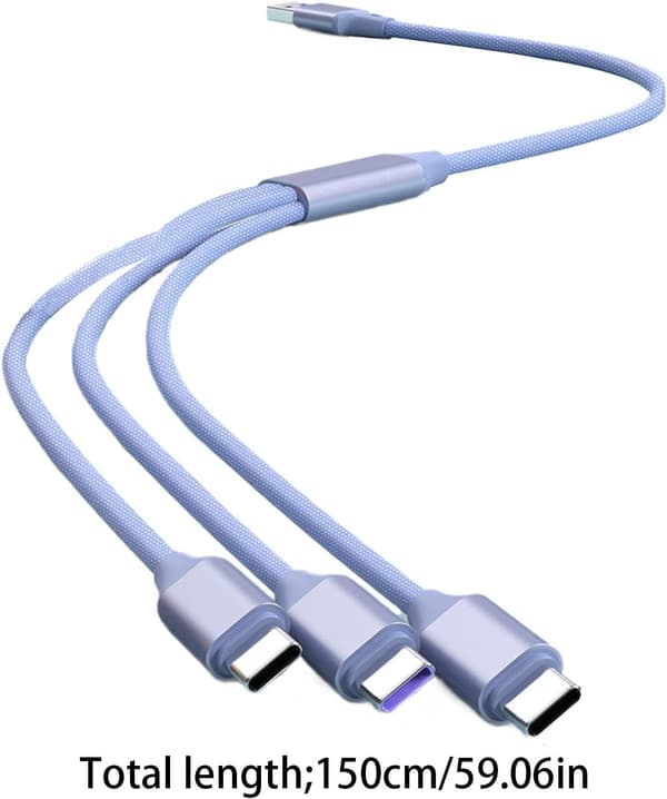 Kompakt USB C-adapter, USB C-ladekabeladapter, Type-C-koblingssplitter, hurtigladende hodetelefon- og laderadapter, USB C Type [HK]