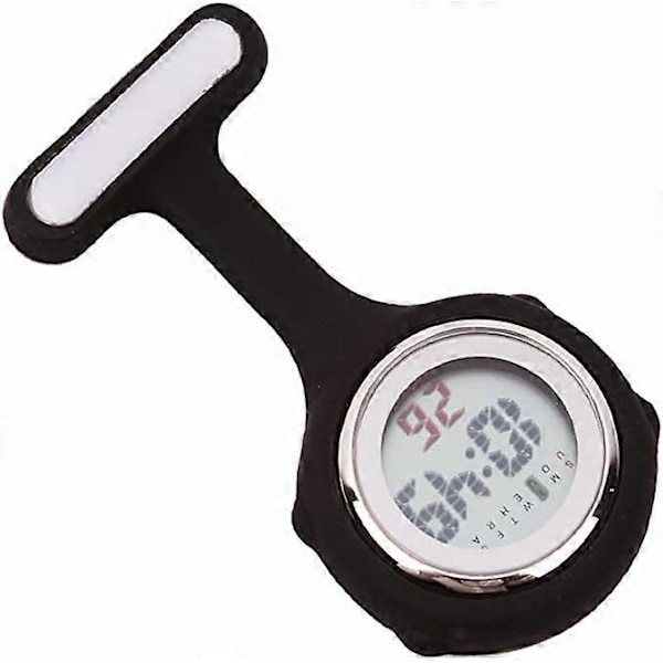 Digital silikone lommeur til sygeplejerske [HK] Black