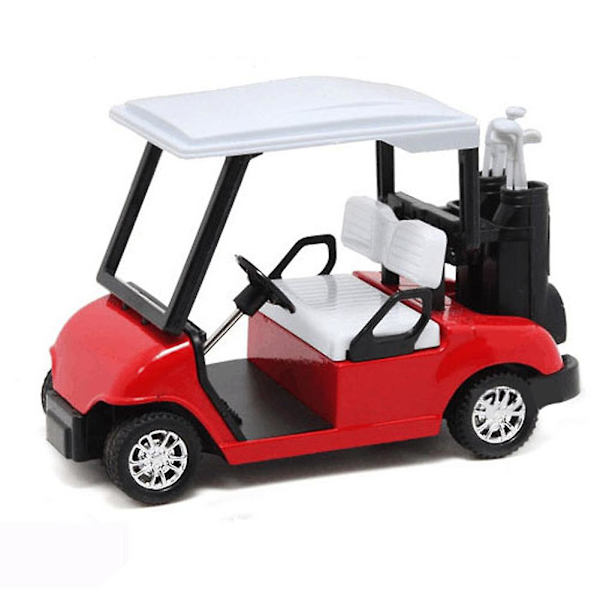 1/20 mittakaavan metalli golfkärry valuauton pienoismalli lasten lelu keräilyesine[HK] Red