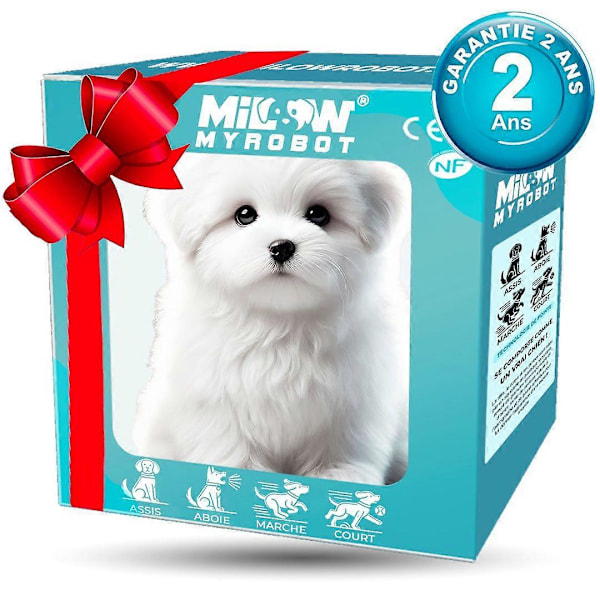 Milow Robot Hvalp, Milow - Min Realistiske Robot Hvalp[HK] White