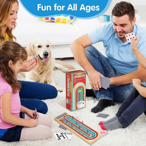 1 sarja Cribbage-lautapeli massiivipuinen juhlapelilauta Cribbage-korttipelilauta [HK]