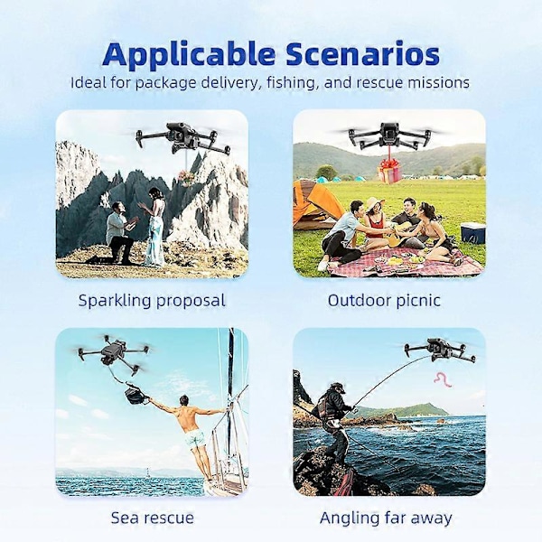 Drönarkastare Airdrop System Frieri Leverans för DJI Mavic 3/3 Pro[HK]