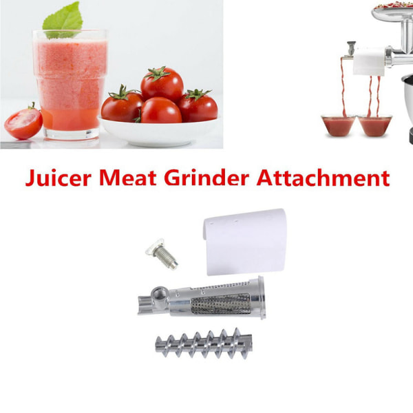 Tomatjuice gjør-det-selv-ketchup-tilbehør for KitchenAid stativmikser Kjøkkenverktøy[HK] silver