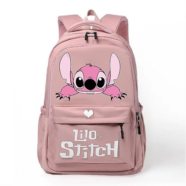 Anime Stitch -reppu, lasten koululaukut, tyttöjen päiväretkireppu, lasten ja nuorten laukut, Kawaii-vedenpitävä, suurikapasiteettinen koululaukku [HK] style 6