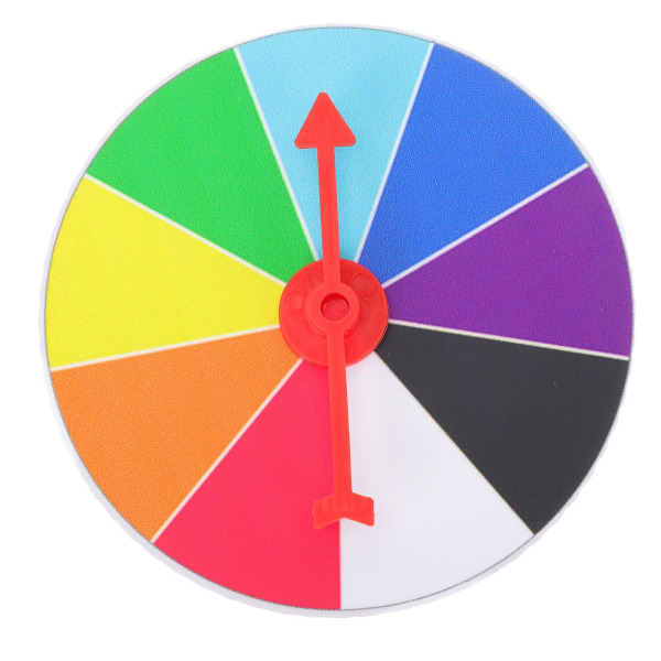Vuxna Leksaker Wheel Raffle Fortune Game Bordsskiva Prishjul Wheel Game Färg Prishjul Bordsspel[HK] 10x10cm