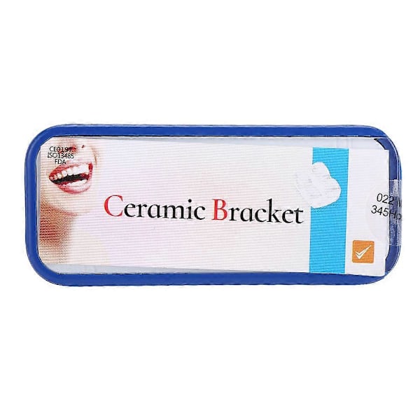 20 stk. Dental Ortodontiske Keramiske Brackets Roth 022 Slot 345 med Krog[HK]