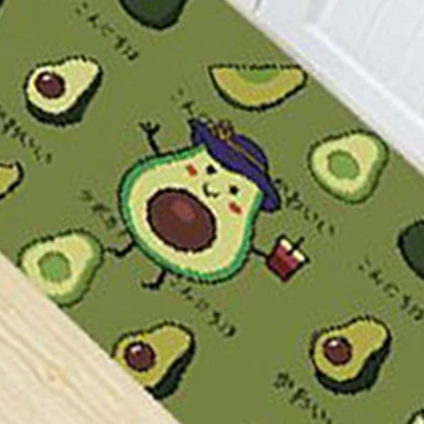 HK Keittiömatto Liukumaton Vedenkestävä Keittiömatto Ja Matto Ergonomisesti Mukava Seisontamatto-26 Avocado 40*120