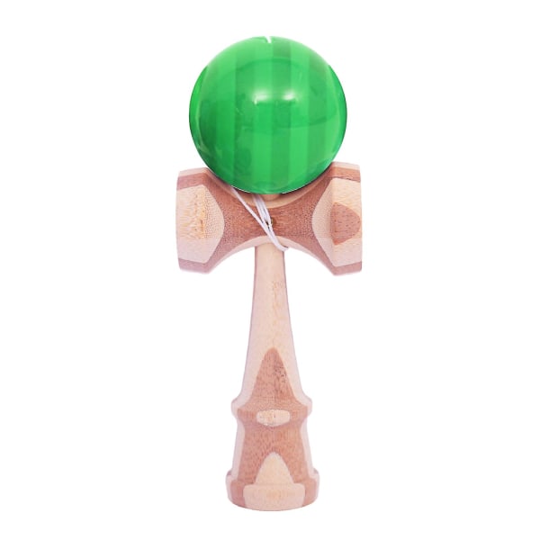 Nyhet Högkvalitativa Trä Kendama Bollar För Kreativa Barn Present[HK] Green