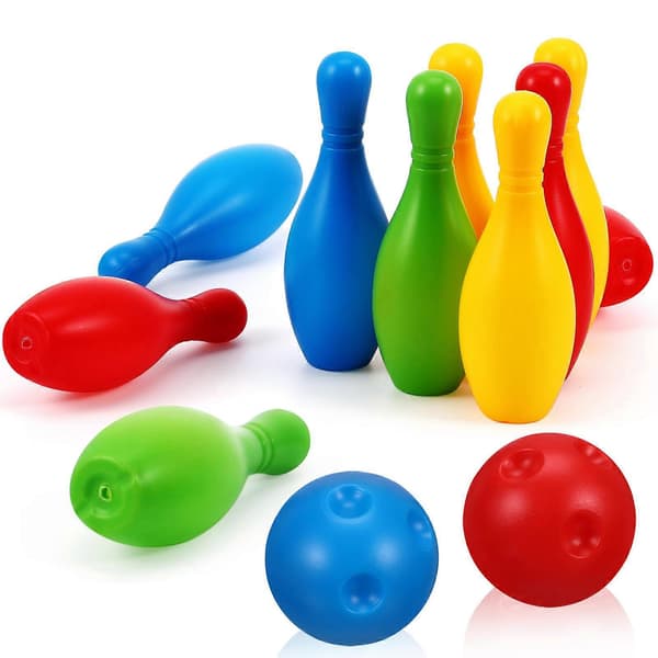Reseleksaker för barn Bowling set för barn Bowling leksak Bowling spel Småbarns bowling set Barnspel Bowling Bowling set[HK]