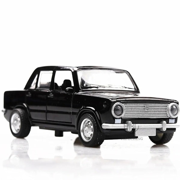 1:36 Rusland Avtovaz Lada Legetøjsbil Modeller Metal Diecast Legering Træk Tilbage Rova Klassisk Bil 13cm Med 2 Døre Dreng Børn Fødselsdagsgaver[HK] Black With Box