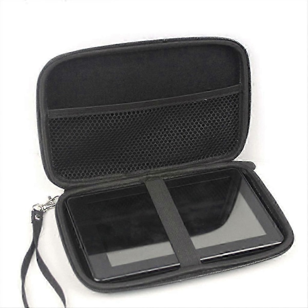 7 Tommers Hardt Skall Bæreveske Glidelåspose Etui For Garmin Nuvi TomTom Sat Nav GPS[HK]