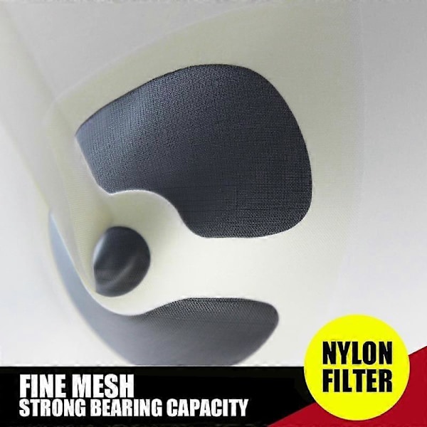 100 stk. Engangs Papirfilter Hvid Tyk Filter Koniske Nylon Tragte Papir Maling Spray Mesh Rensende Siletragtværktøj [HK] 50pcs
