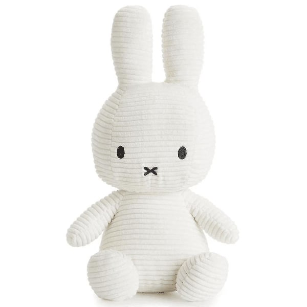 Miffy Large Bunny Corduroy blødt legetøj, hvid[HK]