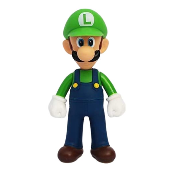 Super Mario Bros PVC-figurer tecknad modell docka leksaker barn födelsedagstårta toppers samling presenter[HK] D