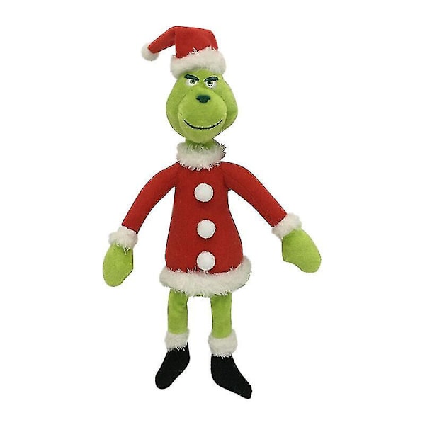 Ny het sällsynt jul Grinch plyschdocka mjuk leksak fylld nallebjörn Xmas present[HK] Christmas Grinch