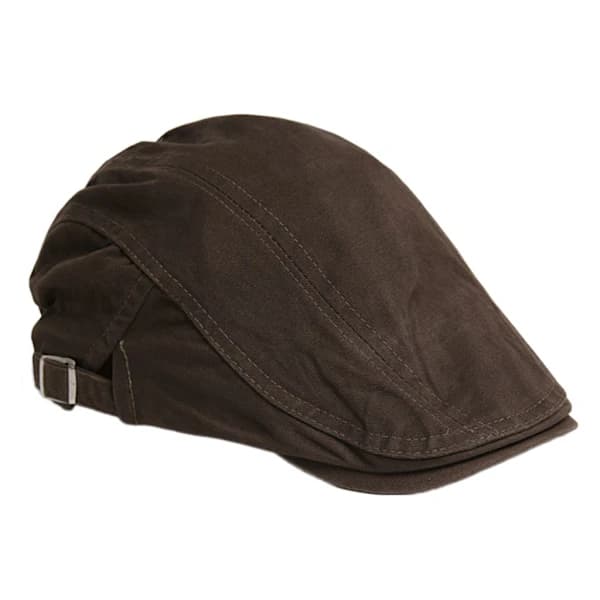 Herre Flat Cap i Ull, Gatsby Stil, Golfhatt, Farget[HK]