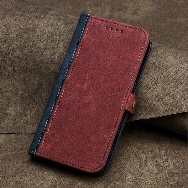 Etui til Samsung Galaxy A53 5G Premium Myk PU Lær Flip Folio Lommebok Støttebeskyttelse Kompatibel med Samsung Galaxy A53 5G Deksel[HK] Red