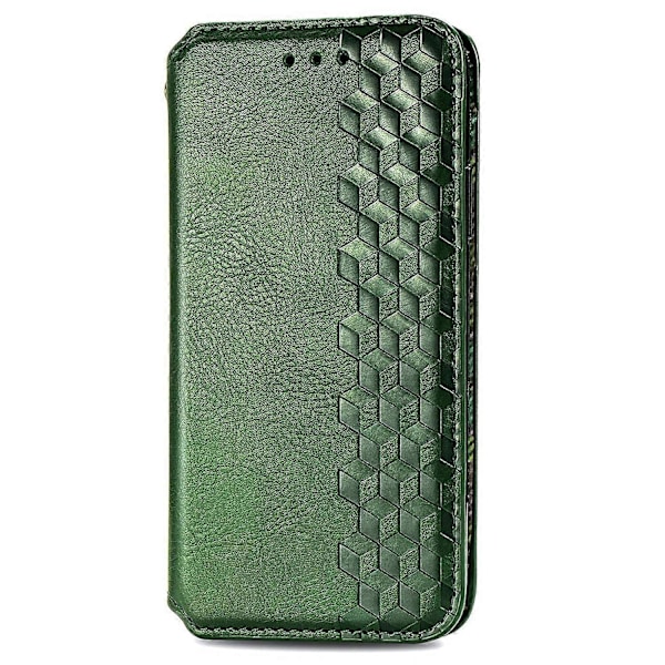 Samsung Galaxy A05s 4G Nahkakotelo, kohokuvioitu vinoneliökuvio, lompakkokotelo [HK] Style C Multicolor