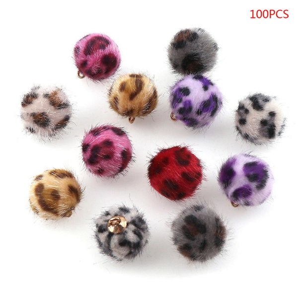 Mjuk fluffig imitation mink pälsboll hår smycken accessoarer mjuk pompom DIY hantverksmaterial