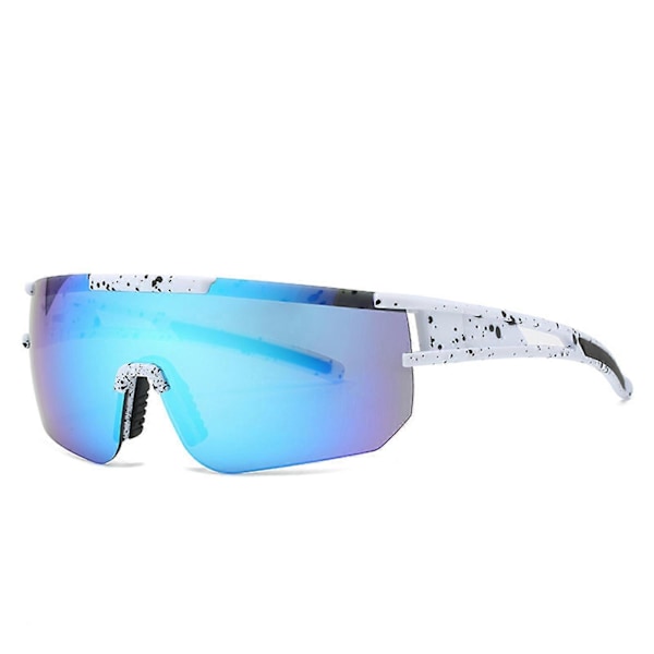 Uv400 2 Sports Solbriller Til Børn Cykling, Letvægts Solbriller Til Drenge Piger, Ungdoms Softball Baseball Golf Ski Solbriller[HK] whiteblue