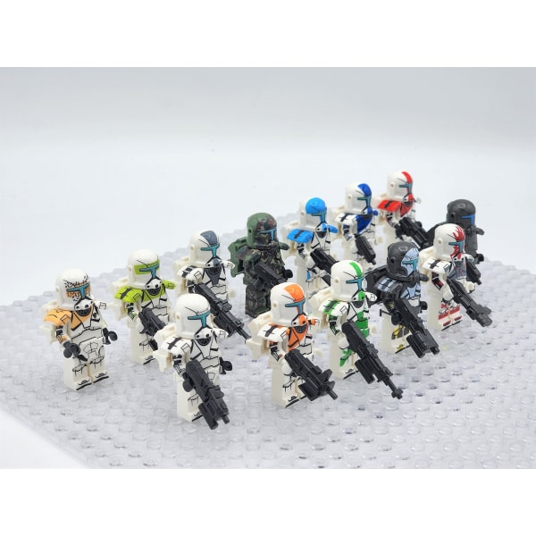 Star Wars Clone Commandos Delta Squad Assortment 13 Rakennuspalikka Lelut[HK]