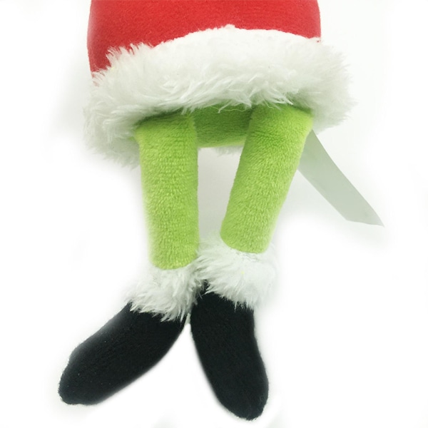 Ny produkt Greench Grinch Jul Grön Geek Plyschleksak Juldocka Grön Geek Docka[HK] A