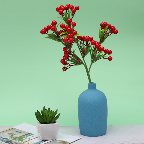 Red Berry Christmas Decoration Simulation Plant[HK]