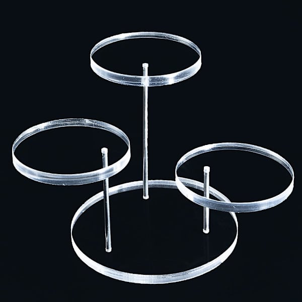 Multi-lags Kageholder Rundt Kage Stativ Holder Bakke Til Fest Kage Dessert Mad Servering[HkkK] A