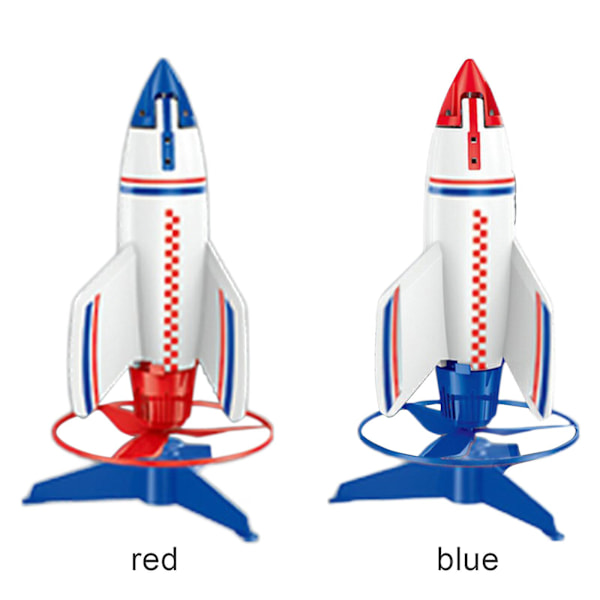 Raketstarter til Børn, Elektrisk Motoriseret Luftraket Legetøj, Udendørs Selvlansering, 100% Ny  rød