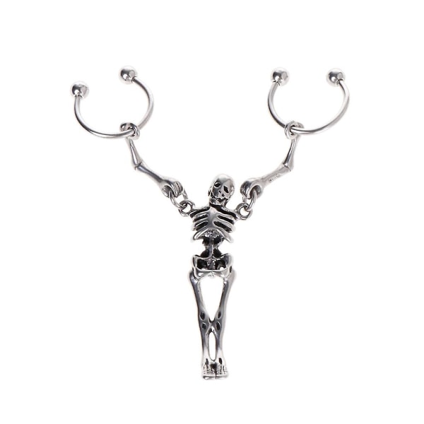 1 stk Trendy skelet Dangle øreringe Fashion Skull Europæiske Øreringe Smykker