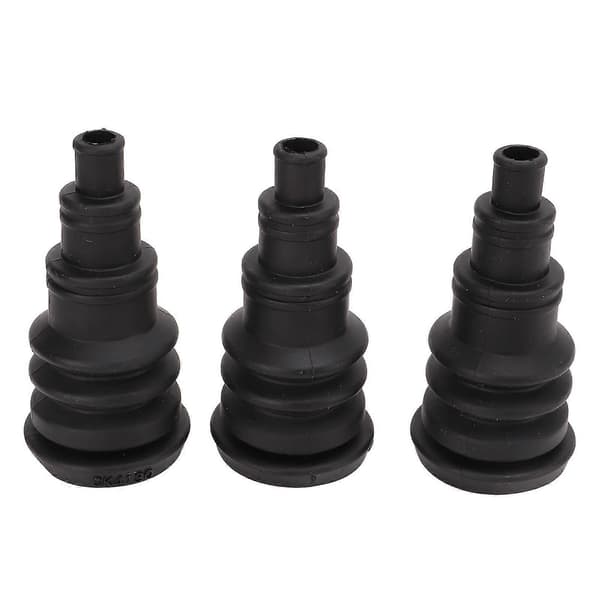 3 STK Firewall Boot Selebeskyttelsesmuffe Sort Gummi Universal til 3/8in til 1in Ledningsbundter[HK]