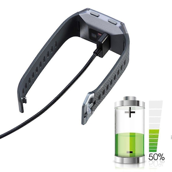 Smartklokke USB Ladekabel Armbånd Lader for Fitbit Ionic[HK] Style B