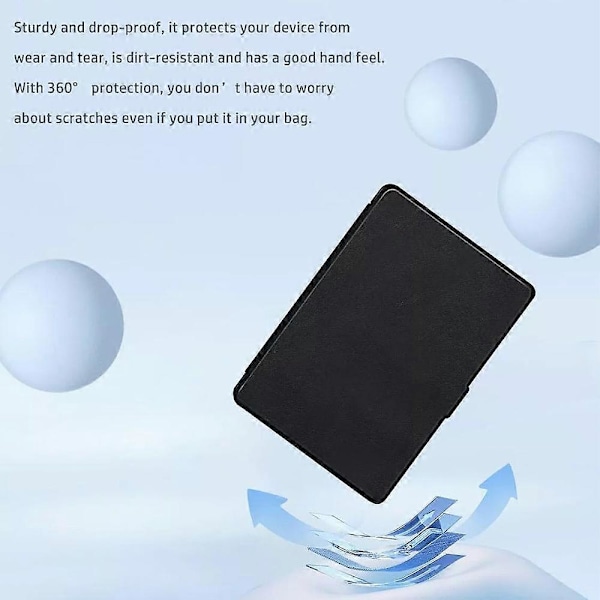 Smart Fodral För Kindle Paperwhite 12:e Generationens fodral 2024 Skyddsfodral för Kindle Paperwhite 2024 7 tum (12:e Gen)[HK] Deep Blue
