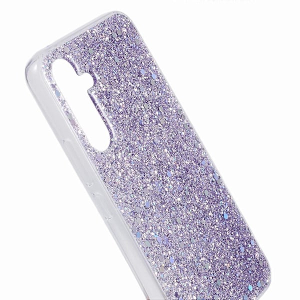 Glitterfodral för Samsung Galaxy A35 5G, reptåligt TPU-skal [HK] Style D Multicolor