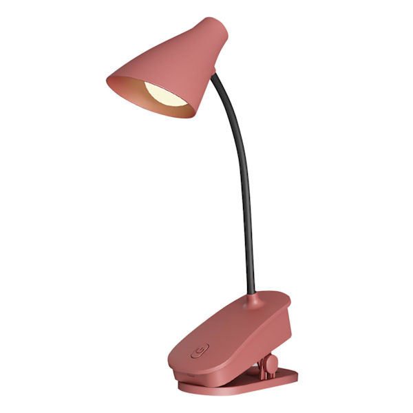 Lamppu Clip Työpöytävalo LED Säilytystila Kannettava Työpöytävalo Makuuhuoneen Yöpöydän Clip Yövalo USB Lataus Lahja[HkkK] Pink