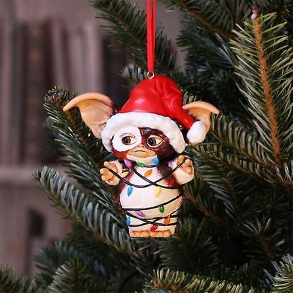 Gremlins Gizmo Jultomte Hängande Figur Ornament Dekoration [HK] C
